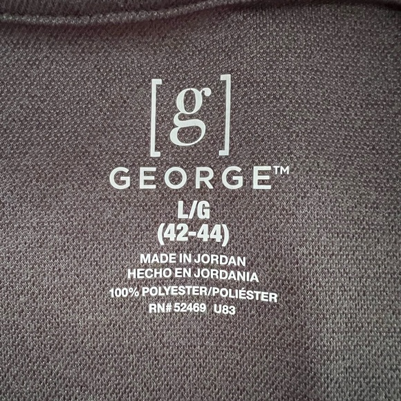 2 Golf athletic polo shirts, Large. Collared, short sleeves. KNQR, George. EUC - Picture 10 of 11